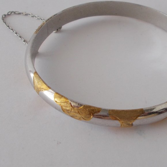 Exquisite Two-Tone .925 Sterling Silver Bracelet - Picture 7 of 7